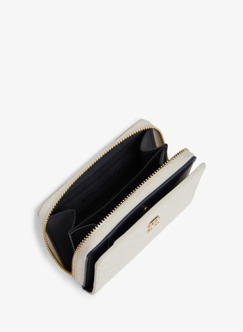 TOMMY HILFIGER  Icon Debossed Zip-Around Flap Wallet for Women | Best Price UAE